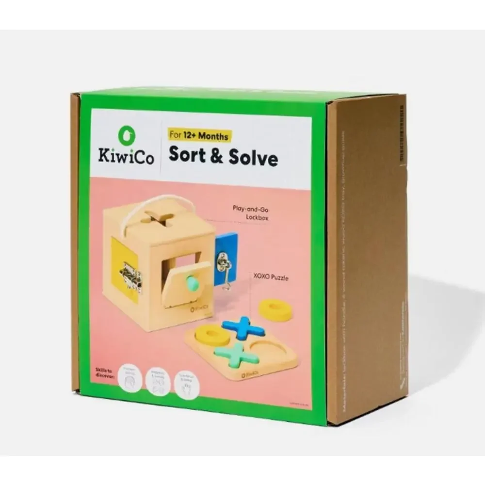 KiwiCo Activity Play Center 12m+ - Sort & Solve 6pc NWT